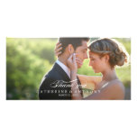 Pure Elegance Wedding Thank You - White photo cards