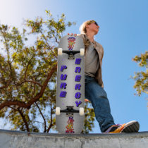 Pure Energy Metallic Skateboard
