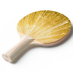 PURE GOLD pattern / golden shower Ping Pong Paddle