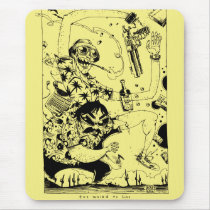 Pure Gonzo Mousepad by 40ozcomics Pure Gonzo Mousepad