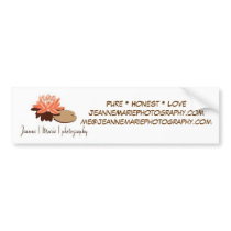 Pure * Honest * Love bumper stickers by JM_Photography Pure * Honest * Love bumper stickers