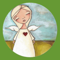 Pure of Heart - Angel Stickers
