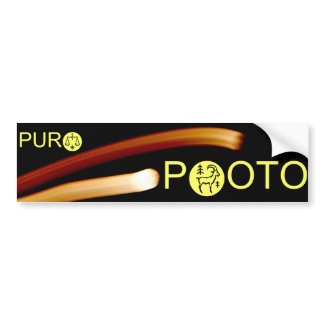 PURE PHOTO bumpersticker