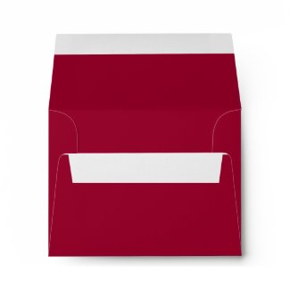 Pure Red Linen Envelopes