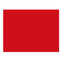 Pure red post card