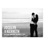 Pure Simplicity Save The Date Card invitations