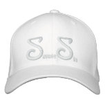 Pure White Embroidered Baseball Caps