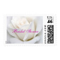 Pure White Rose Bridal ShowerPostage postage by SweetRascal Pure White Rose Bridal ShowerPostage postage