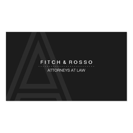 PurePro No5 Dark Gray Business Card Templates (front side)