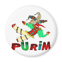 Purim Fridge Magnets