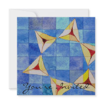 Purim Party Invitation invitations