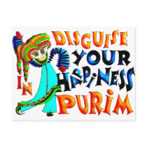 Purim Postcard