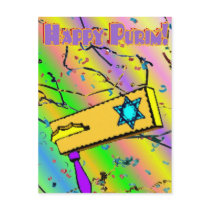Purim Postcard