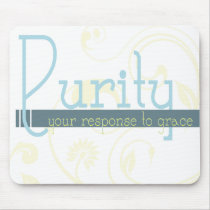 Purity & Grace Christian sexual purity mousepad