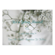 Purity Save The Date Card business cards