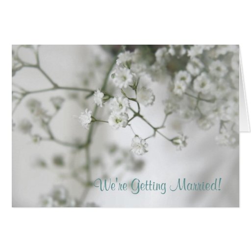Purity Save The Date Note Card