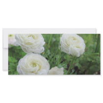 Purity White Roses Full Color Rack Card