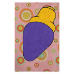 Purlple light stationery
