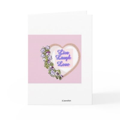 Purpal Panzy Card by sandiish