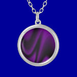 PURPL169 PURPLE SATIN SILK FABRIC TEXTURE BACKGROU necklaces