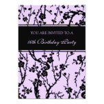Purple 16th Birthday Party Invitations