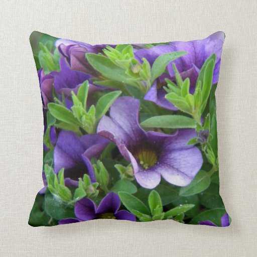 Purple 1a BCG with green Throw Pillows Zazzle