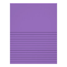 Purple 2714469 Lined Write & Draw Custom Letterhead
