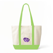 Purple 3D 45 RPM Adapter bags by wheedesign Purple 3D 45 RPM Adapter bags