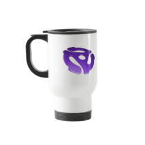 Purple 3D 45 RPM Adapter mugs by wheedesign Purple 3D 45 RPM Adapter mugs