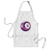 Purple 8 ball aprons
