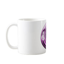 Purple 8 ball mug