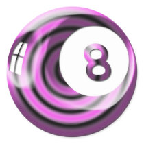 Purple 8 ball stickers by Groovynet Purple 8 ball stickers