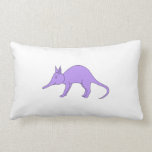 Purple Aardvark. Throw Pillow
