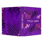 purple abstract binders