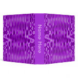 purple abstract binders
