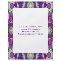 purple abstract flyers