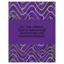 purple abstract flyers by DonnaGraysonAbstract purple abstract flyers