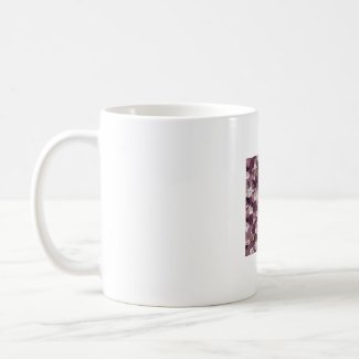 Purple abstract graphic design mug
