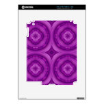 Purple abstract pattern skin for iPad 2