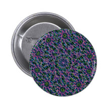 Purple Abstract Pinback Button