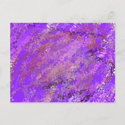 Purple abstract postcards