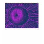 Purple Abstract Sunflower Tee Shirt