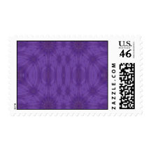 Purple abstract wood stamps