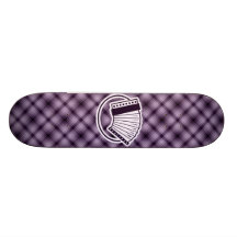 Purple Accordion Skate Board Deck
