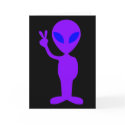 Purple Alien card
