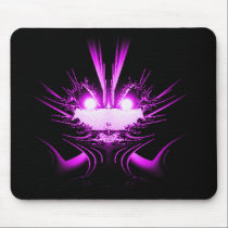 Purple Alien Creature Fractal Mousepad mousepads