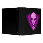 Purple Alien Logo Binders