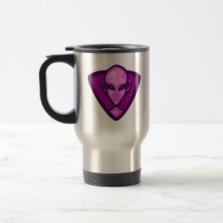 Purple Alien Logo mug