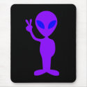 Purple Alien mousepad