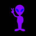 Purple Alien Gifts & T shirts